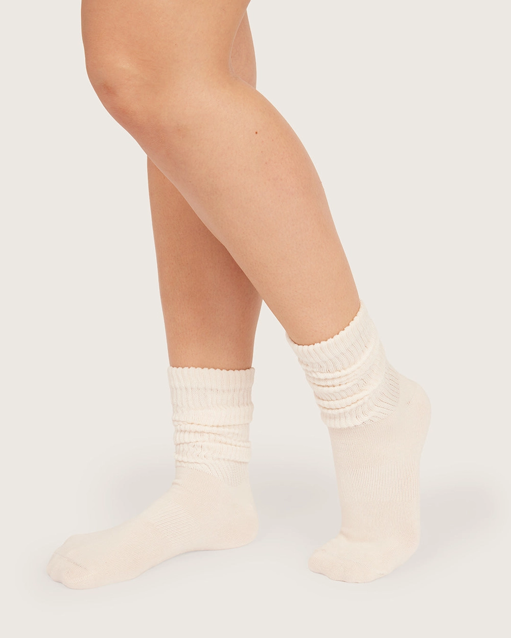 Slouch Socks - Ecru